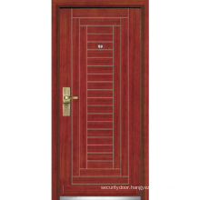 Steel Wooden Armored Door/Steel Wood Security Door (YF-G9002)